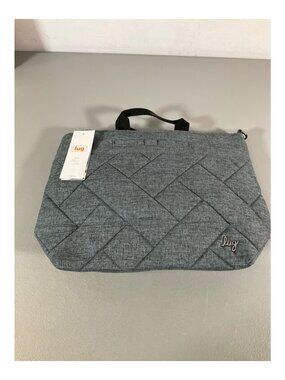 Lug Tenor Heather Grey Medium Tote Bag - Unisex 2-Piece Set with Warranty